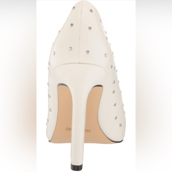NEW Nine West Trial Women's Rhinestone Dress Pumps White size 7 - Picture 6 of 14